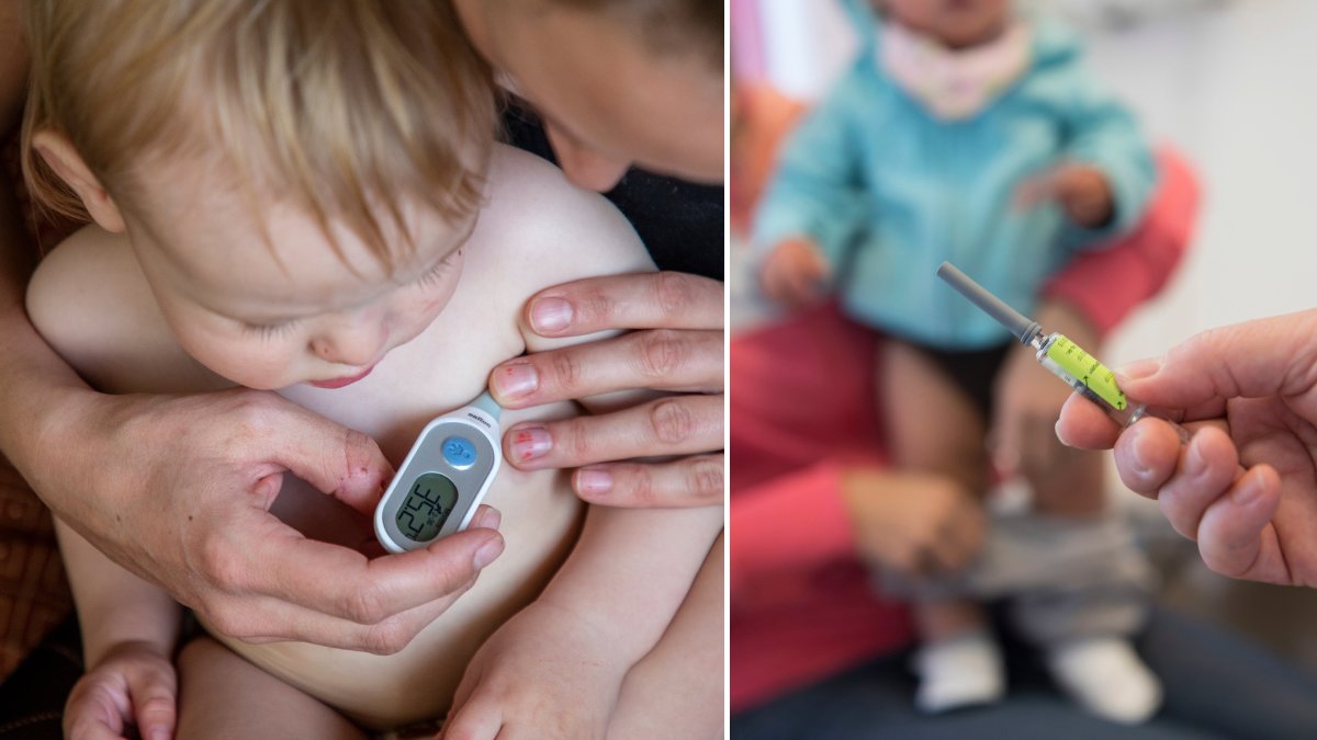 Vanliga symtom på MPR-vaccinet