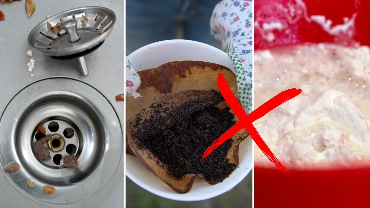 10 saker du aldrig ska slänga i diskhon! 