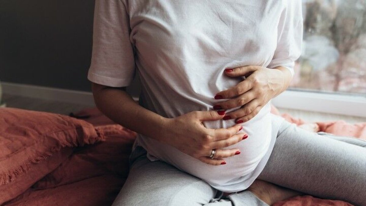 Gravid kvinna i vecka 17