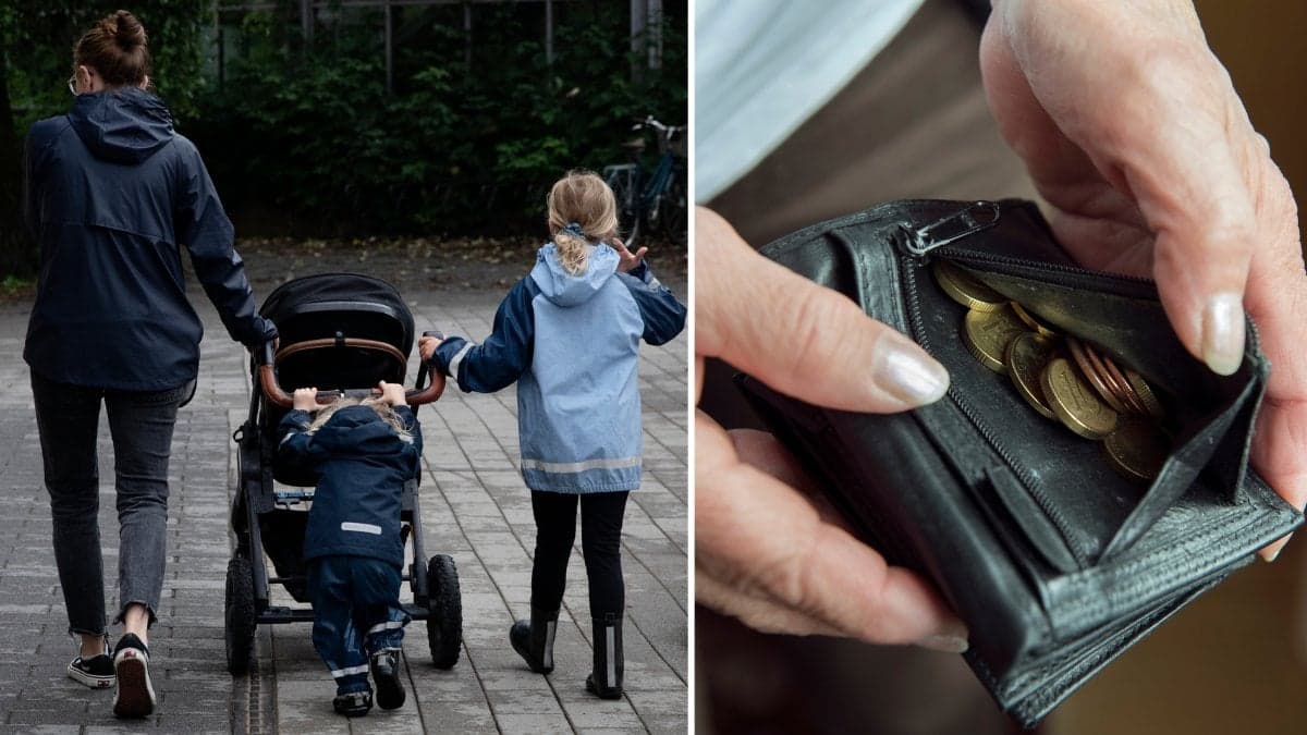 Barnfamiljer har svårare att klara sig ekonomiskt 
