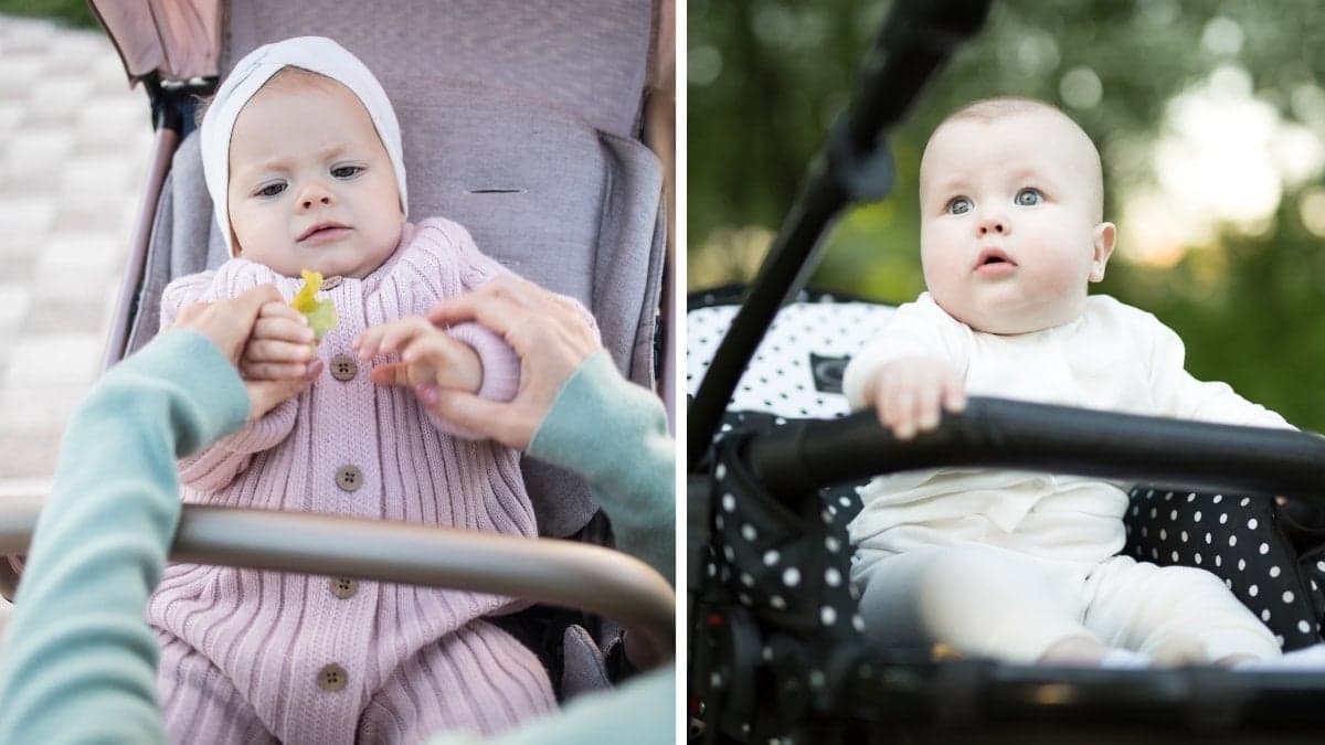 Då kan din bebis börja sitta i vagnen